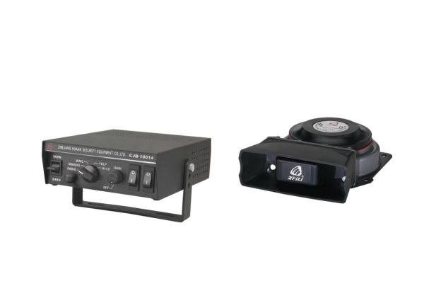 Emergency Warning Police Siren Amplifier With 100W Speaker For Ambulance Fire
