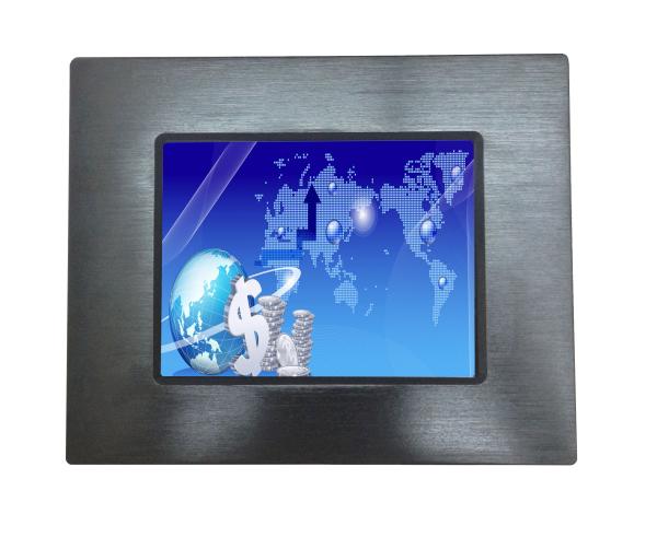 10 Point Multi Touch Panel PC Passive Cooled DC 9V-40v For Rack Mount Devices