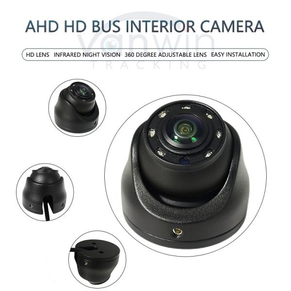 1080P AHD IP69K Waterproof Wide Angle Dashcam  Night Vision Car Dome Camera