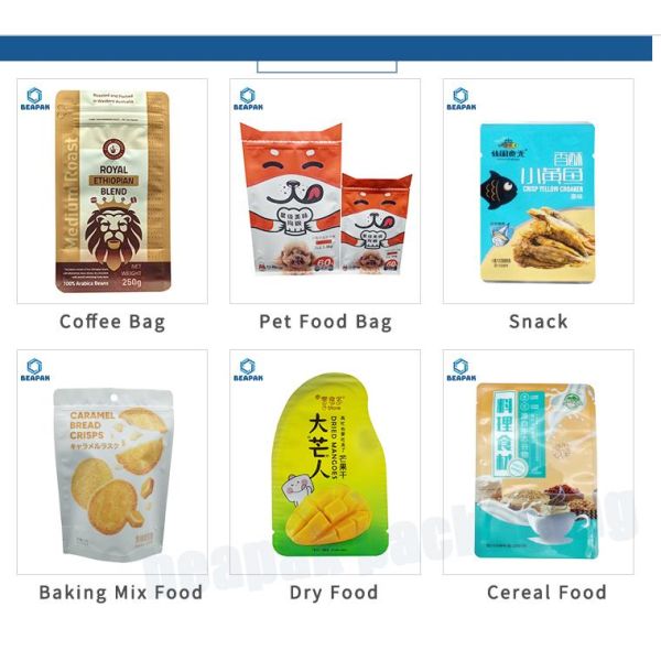 Сумка корма для животных Гуссет 1кг печатания Гравуре алюминиевая бортовая