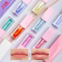Huile de lèvre de marque privée de lustre d'huile de lèvre de fruit de forme unique faite sur commande 5G