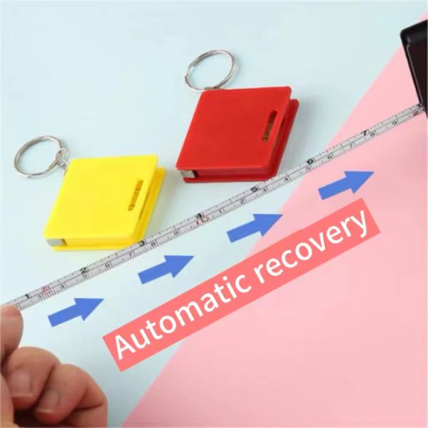 Wintape Custom Promotional Gift Logo Мини стальная лента Мера с уровнем духа Маленькая метрическая имперская измерительная лента