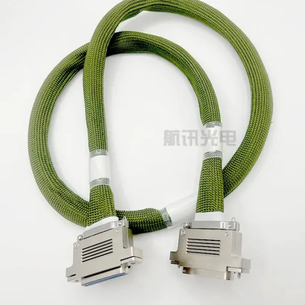 J30j-100tjl-1000 -100tjl Double Ended Rectangular Connector Customized Wire Harness with Tail Clip.
