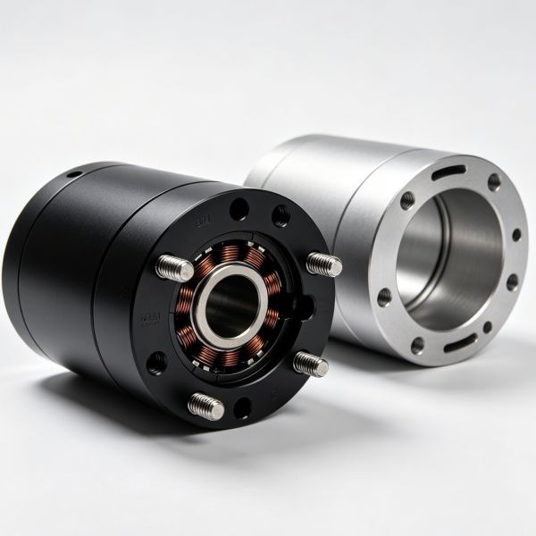 CNC Machined Aluminum 6061 EV Motor Housing with Leak-Tight Coolant Passages and 0.02mm Stator Bore Precision