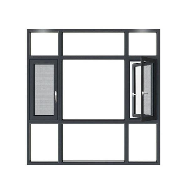 Project Solution Aluminum Casement Window for Villa