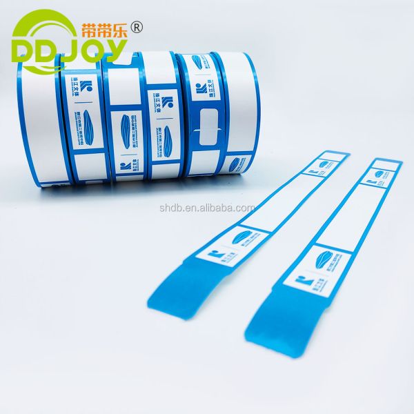 Letter Shape Self-Printable Adhesive Bracelet for Scenic Events and Admission Tickets