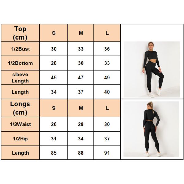 Фиолетовый бесшовный комплект одежды для йоги с высокой талией и ребристым длинным рукавом