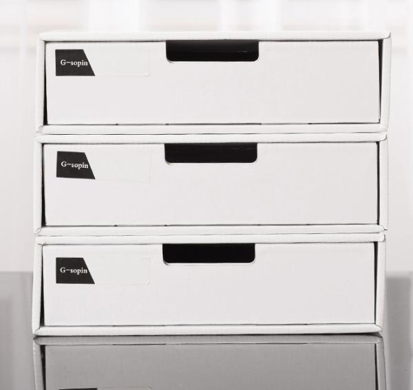 A4 Kraft Paper File Organizer Box Multi Layer Desktop Drawer Storage For Office Home Corrugated Packaging