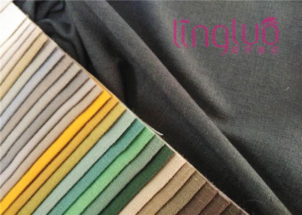 Multiple Yarn Combinations 340gsm Poly Linen Fabric