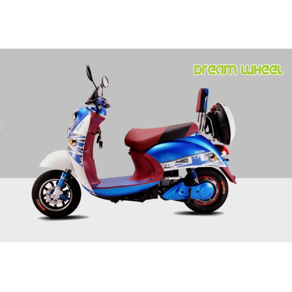 Pedal Assisted Scooter 500W 60V Dc Hub Motor , Two Wheeled Moped Electric Scooter