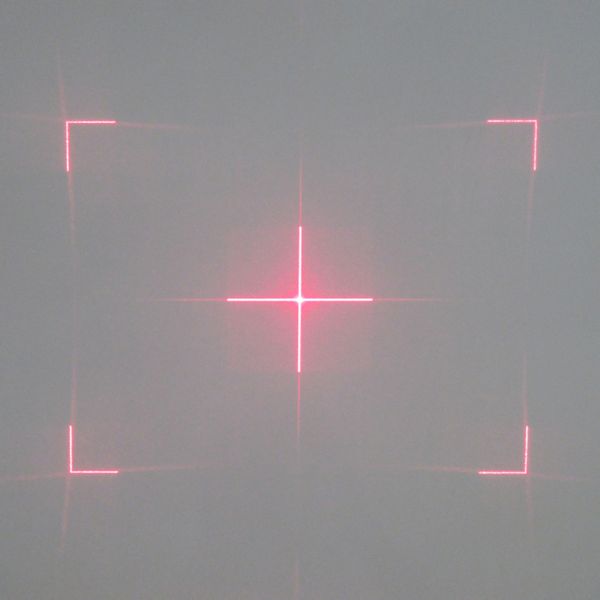 40.6° Cross Belt Frame DOE Laser Module Positioning Projection Light