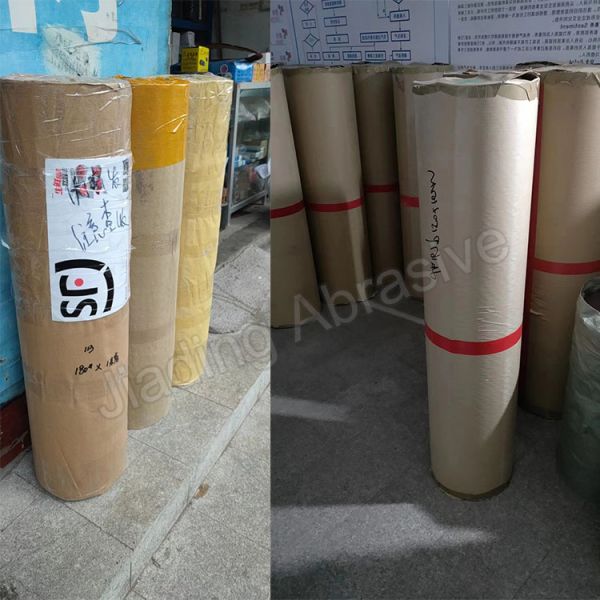 Resin-Over-Resin Cotton Abrasive Cloth Roll Grit size 40-240 for OEM X Aluminium Oxide