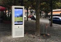 Le double fait sur commande de 43 pouces de la taille IP65 dégrossit Signage extérieur de Digital avec Android Windows