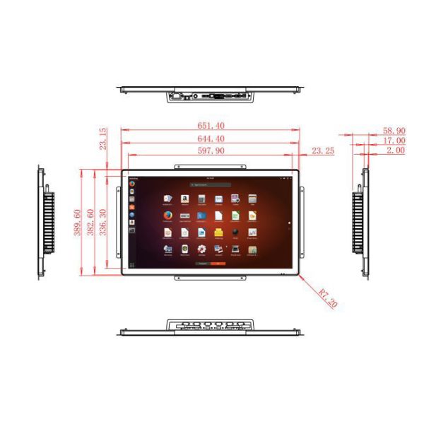 27-Inch Linux Touch Screen for Gaming Systems and Interactive Displays
