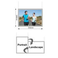 Snap Frame Crystal Light Box A4 Size Crystal Window Display Hanging Lightbox