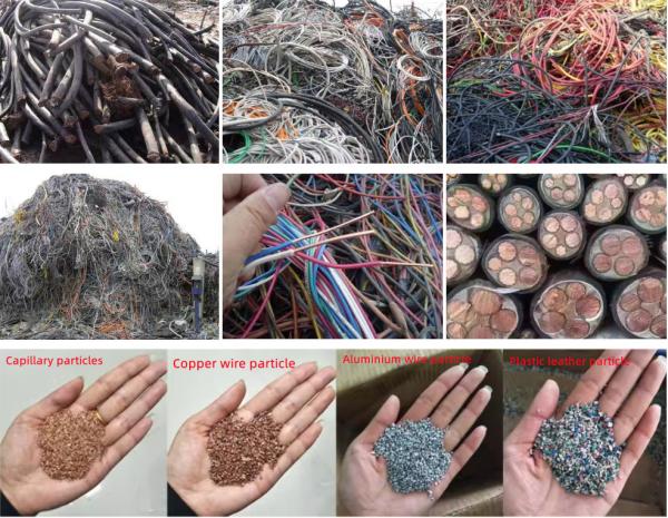 Copper Wire Recycling Machine Copper Cable Granulator Automatic Dry Copper Recycling Machine