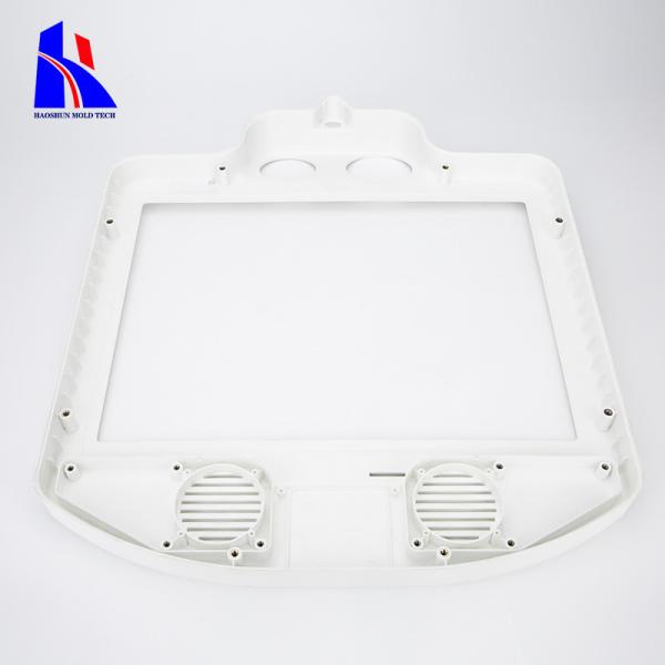 OEM Design ABS PA-709 White Plastic Injection Molding Parts Auto Parts Pantone RAL