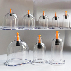 500 MIX Ventouse Ventosa Cupping Massa Single Size Suction Cupping Set with Pump Tool