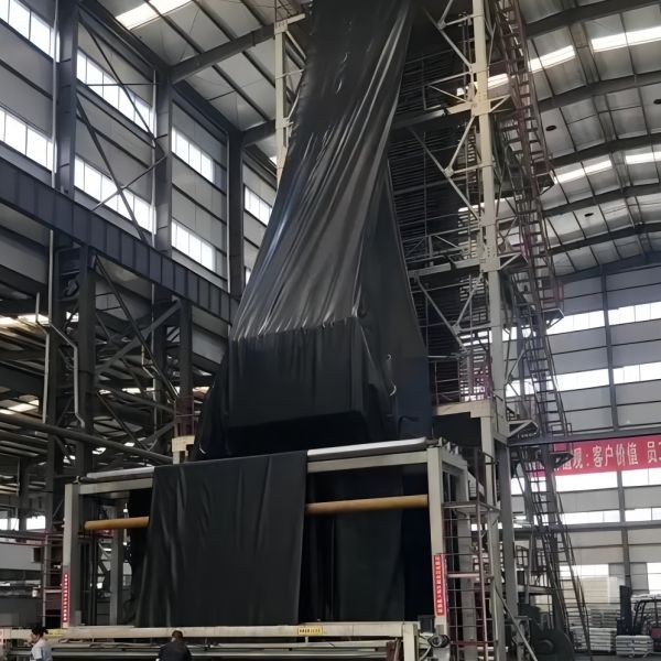 Геомембрана шириной 1 - 6 м для противопросачивающегося бака биогаза на свиноферме