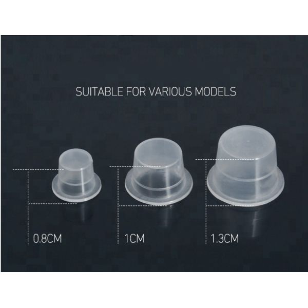 Чашки чернил татуировки PVC держатель чашки чернил пигмента макияжа пластиковой постоянный