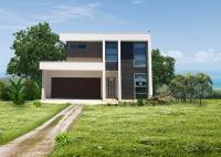 A grande casa de campo clara da casa pré-fabricada da armação de aço AS4600/jogos pré-fabricados da casa de aço