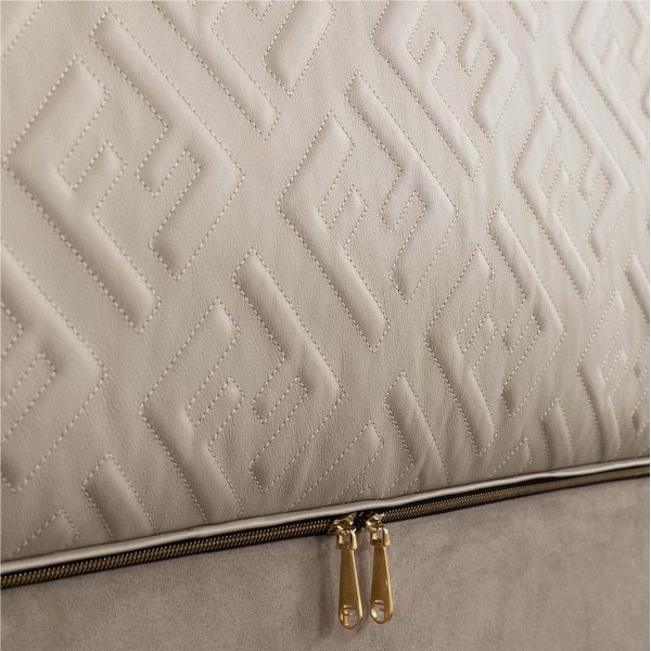 High End Modern Bedroom Furniture Sets Queen Size Leather Upholstered Bed