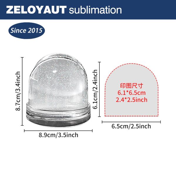 Spherical Snowflake Photo Frame Starry Sky Souvenir Novelty Home Decor Ball Shape Blanks for Sublimation Plastic Crafts for