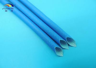 1.2KV Colored Soft Braided Fiberglass Sleeve With Silicon Resin Eco-friendly and Fireproof