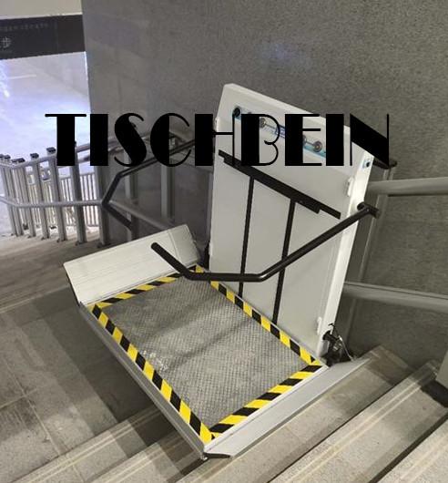 Safe Landing Residential Wheelchair Inclined Platform Lift Shopping Mall Low Noise Easy to Operate