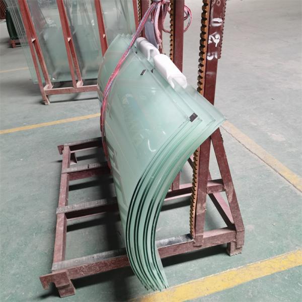 Custom Hot Curved Laminated Tempered Glass Low Iron 10mm Extra Clear
