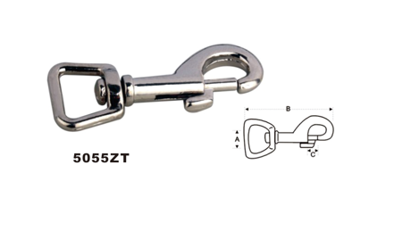 Diecasting ladder-shaped swivel eye bolt snap hook carabinier Zinc alloy pet hook accessories
