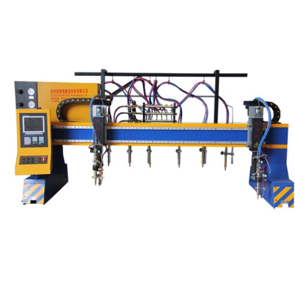 CNC Flame / Plasma Plate Cutting Machine High Cutting Efficiency