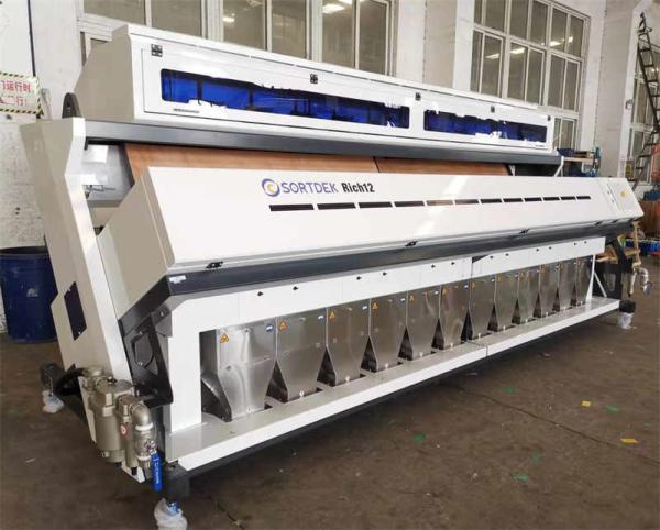 12 Chutes AI Rice Color Sorter Large Capacity 20-25 TPH