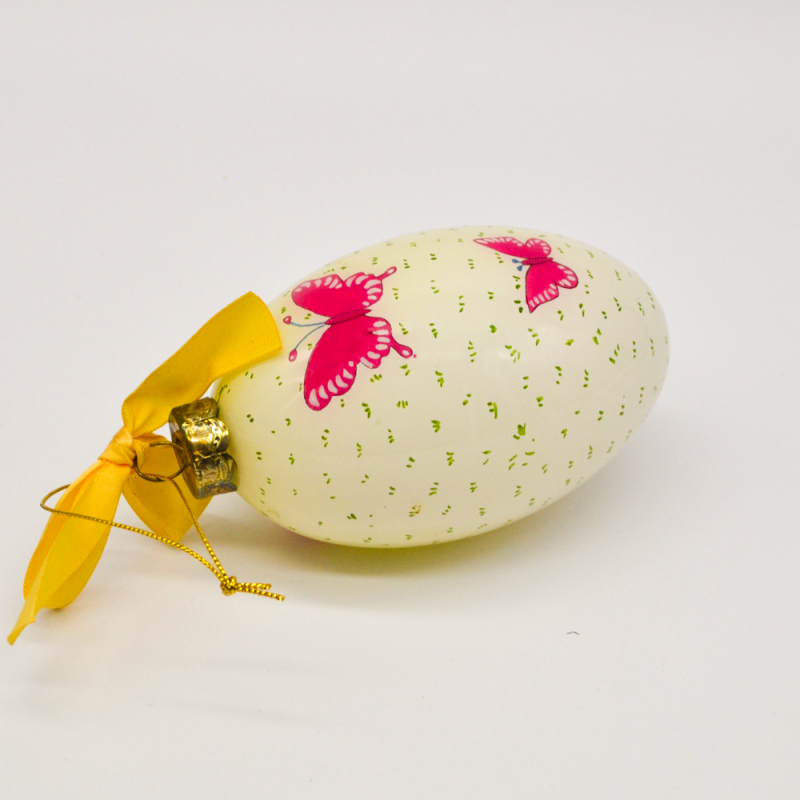 High-quality Customizable Design Handcrafted Glass Baubles for Easter Party Gifts