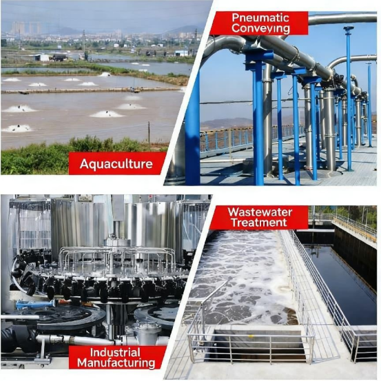 5.5kw Microporous Paddle Wheel Aerator for Pond Aquaculture Oxygen Supply