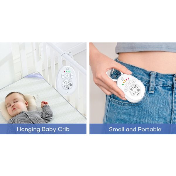 20º to 60º Celsius Audio Baby Monitor Featuring Two way Voice Intercom Half Duplex and Clear Audio for Effective Baby Care