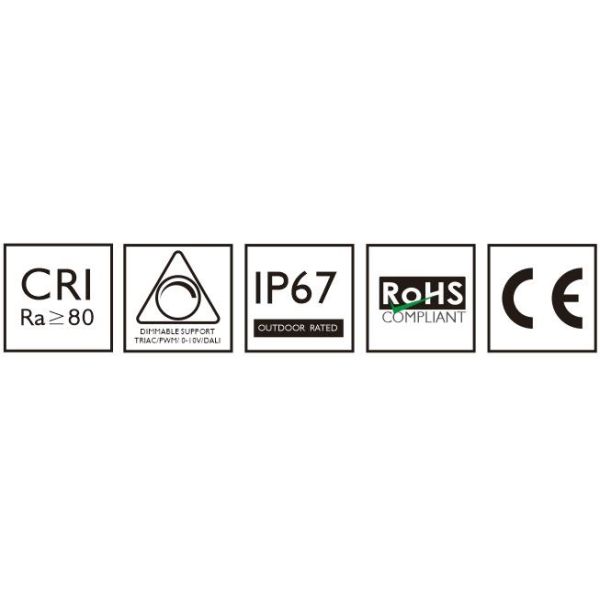 CE ROHS для adjustbale направления луча привел света inground Триак Dali затемнять 0-10V света СИД УДАРА светов 220-240V 20W Inground подземный или контроль DMX512