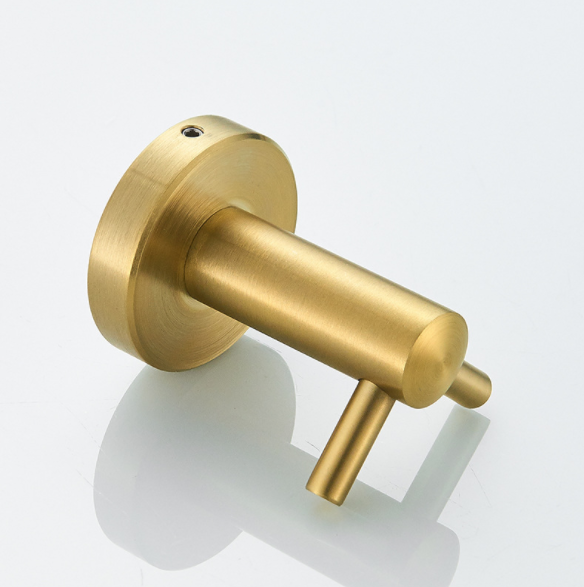 Simple Brass Bathroom Robe Hook Wall Hanging Coat Hook Rack Bathroom Sets