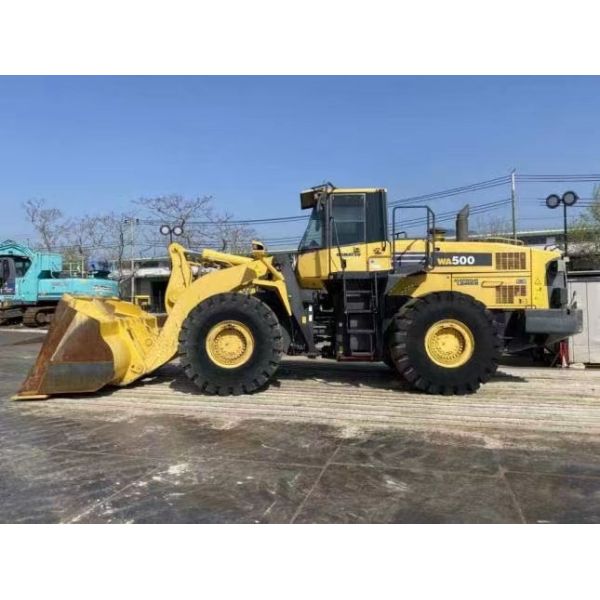 Komatsu Wa500-6 wheel loader, large-scale construction machinery for mining loading