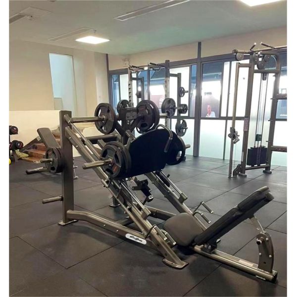 Plate Loaded Linear Leg Press, a Best - Selling 45 - Degree Gym Strength Training Fitness Equipment for Indoor Gyms, with 3 Back Pad Adjustments, Easy - to - Use Carriage Release,