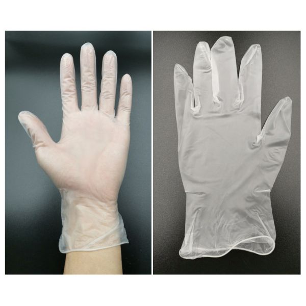 Antibacterial Disposable Protective Gloves Safety Pvc Gloves Breathable