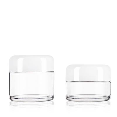 Recipiente cosmético amigável largo do frasco dos recipientes de plástico 30ml da boca da parede grossa 50ml Eco