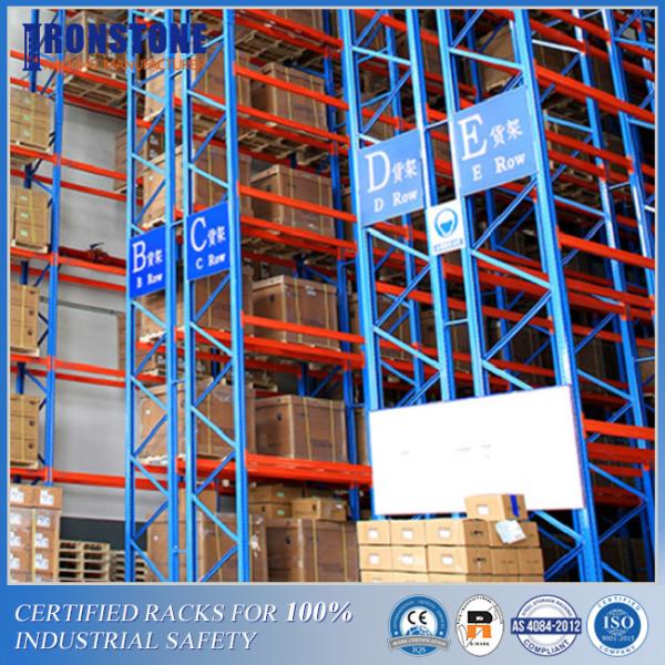 Efficient Space Utilisation VNA Racking System For Warehouse Storage