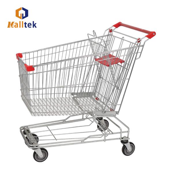 180L Stable Asian Supermarket Shopping Cart