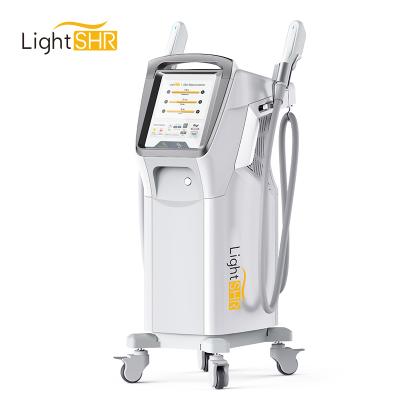 2 Handles OPT SHR IPL Laser Hair Removal Skin Rejuvenation Beauty Machine