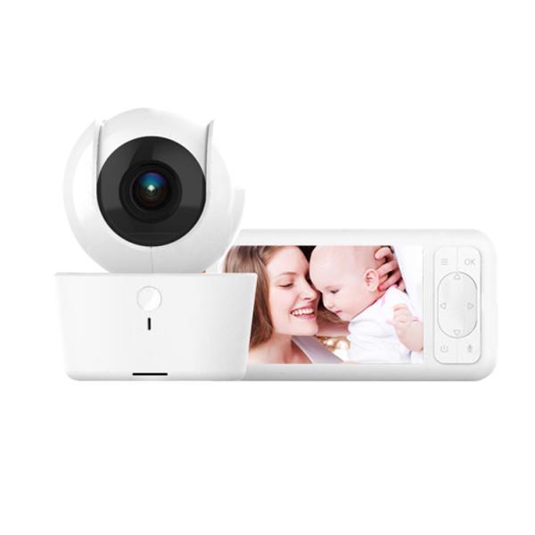 Smart Phone 720p Babyphone Monitor 5V Home Pet Camera Ring Music WiFi Video With Crib Mount
