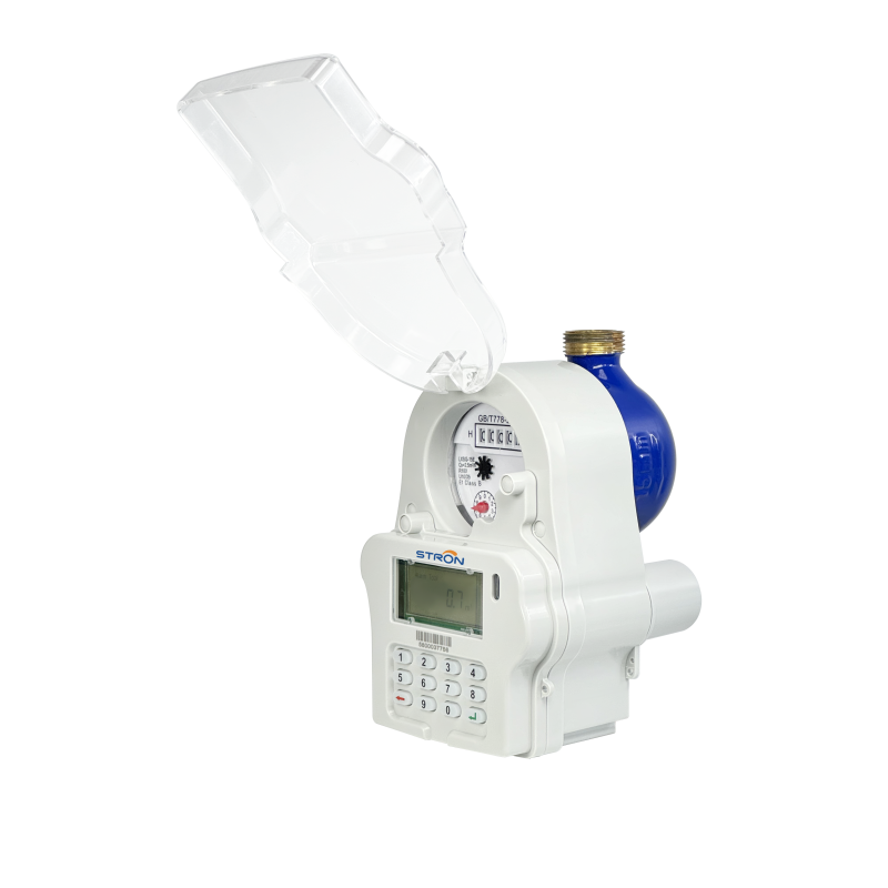 STS Keypad Prepaid Water Meter R100, All‑In‑One Integrated Type, IP68, DN15/DN20/DN25, Optional LoRa‑RF Communication
