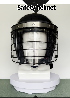 Full Face Protection Gear Equipment Helmet for Riot Officers with Visor Protective Riot Helmet Visor