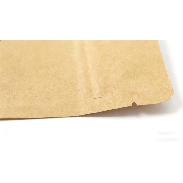 Wholesale Custom Flat-bottom Kraft Bag | Self-sealing Aluminum-plated (MOQ 50000, FDA Approved