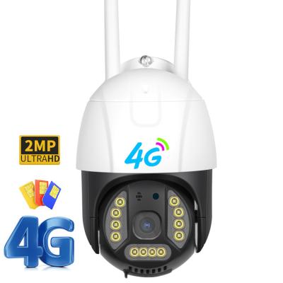 Full Hd 1080p 4G Outdoor Ptz Wifi CCTV Camera With Sim Card Slot